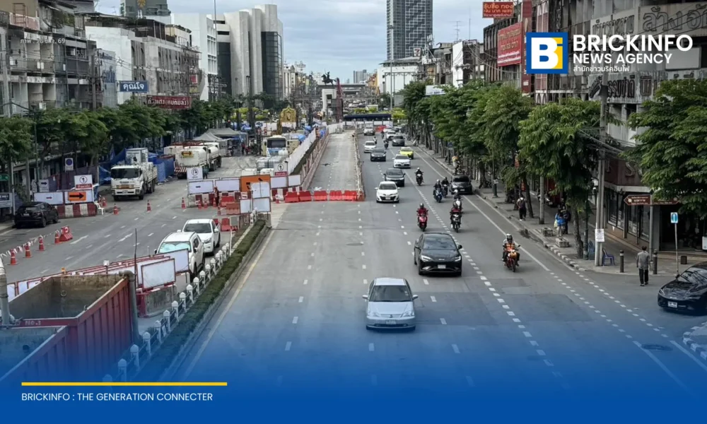 รฟม. ประกาศทดลองเปิดการจราจรถนนประชาธิปก ฝั่งขาออก 1 ช่องทาง ช่วงแยกบ้านแขกมุ่งหน้าวงเวียนใหญ่ ตลอด 24 ชม. เริ่ม 29 ส.ค. 69 หลังโครงสร้างปลอดภัย