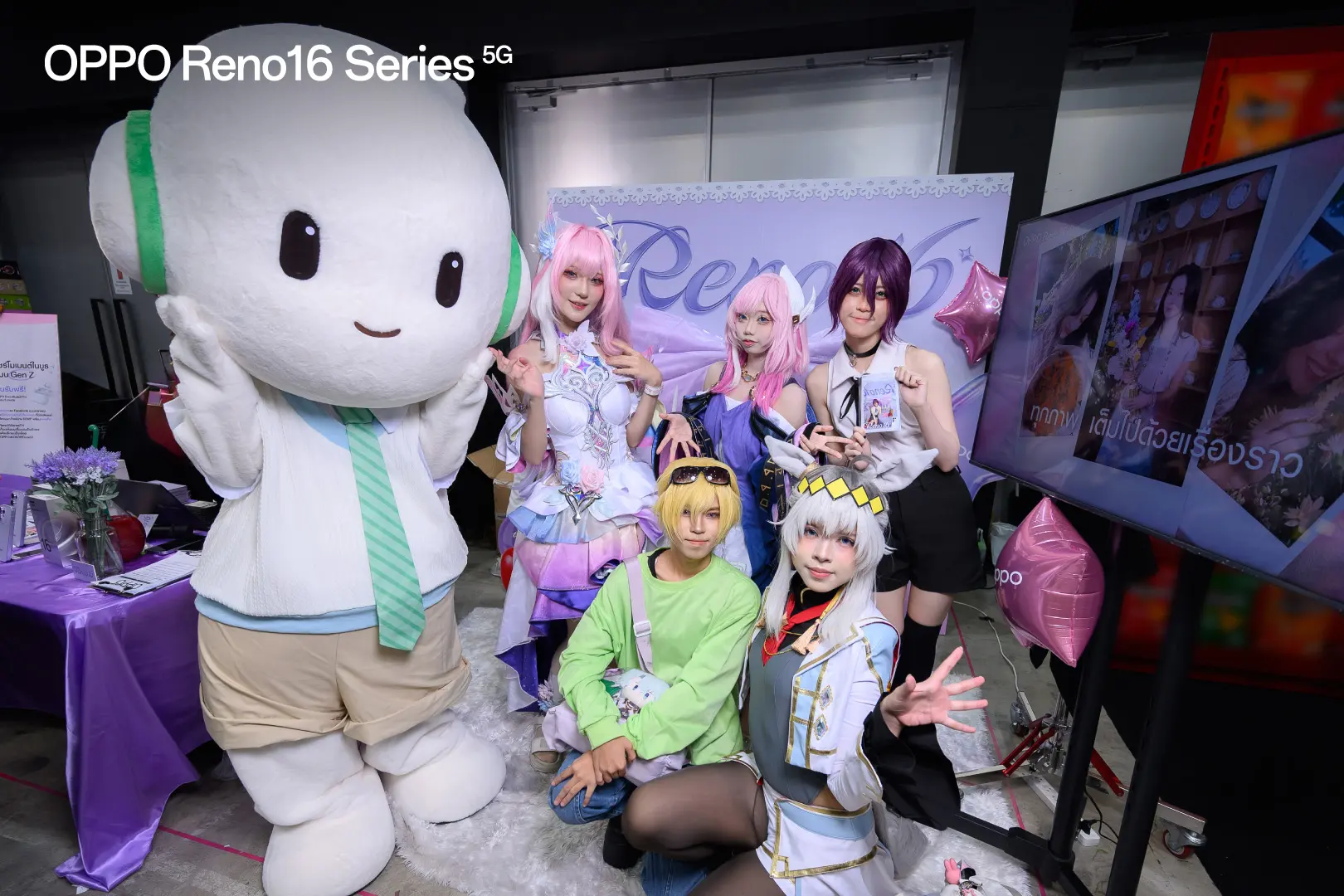 OPPO ร่วมสนับสนุนงาน KOKORO cos ครั้งที่ 12 นำสมาร์ตโฟน OPPO Reno16 Series 5G เปิดบูทถ่ายภาพและจัดกิจกรรมแจกรางวัลแก่เหล่าคอสเพลเยอร์ ณ เดอะมอลล์ไลฟ์สโตร์ บางแค