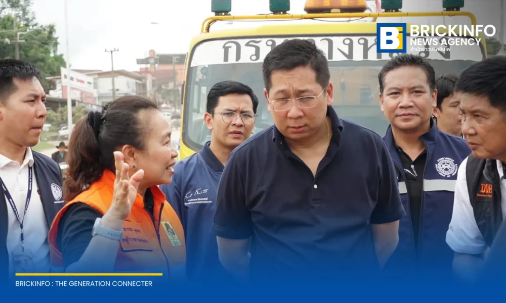 ภัทรพงศ์ ภัทรประสิทธิ์ ลงพื้นที่ติดตามน้ำท่วมน่าน สั่งกรมทางหลวงและกรมทางหลวงชนบทเร่งฟื้นฟูเส้นทาง สะพาน และเฝ้าระวังท่าอากาศยานน่านนคร