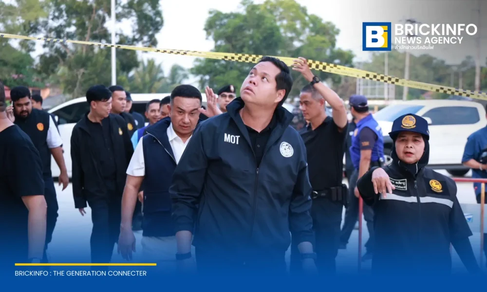 สรรเพชญ บุญญามณี รมช.คมนาคม ลงพื้นที่ติดตามสถานการณ์ความไม่สงบในปัตตานี ตรวจสอบความเสียหาย อบต.บางเขา และร้านสะดวกซื้อ สั่งเร่งประเมินงบเยียวยาฟื้นฟู