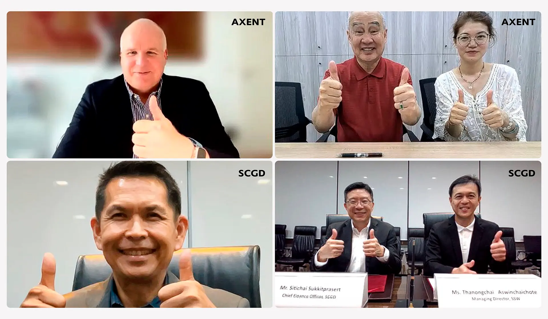 SCGD จับมือ AXENT จัดตั้งบริษัทร่วมทุน สยาม แอ็กเซนต์ สมาร์ท เทคโนโลยี ตั้งฐานการผลิตสุขภัณฑ์อัจฉริยะในไทย รองรับการขยายตัวของตลาดในภูมิภาคอาเซียน