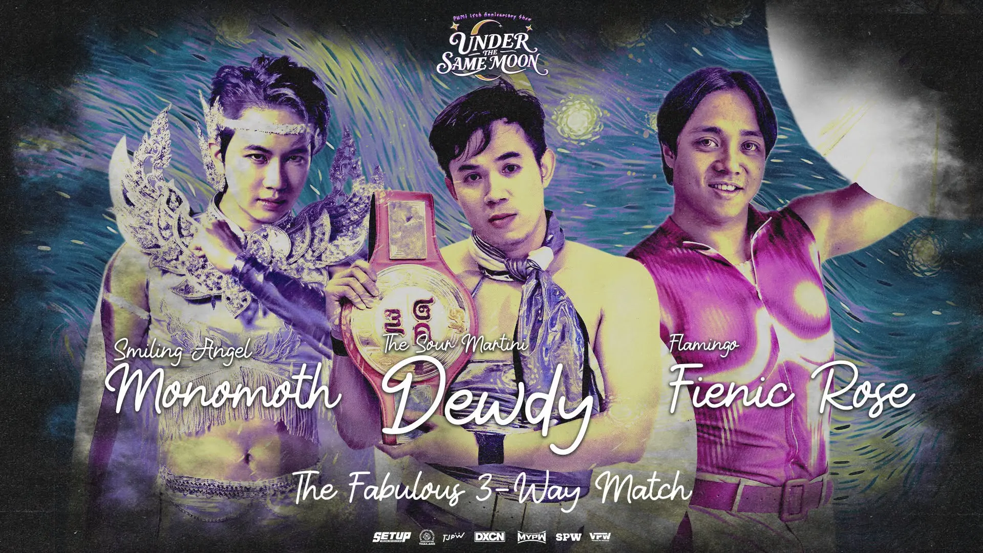 สมาคมมวยปล้ำ SETUP Thailand Pro Wrestling ประกาศจัดศึกใหญ่ UNDER THE SAME MOON ฉลองครบรอบ 15 ปี ปรัชญ์ภูมิ บุณยทัต ในวันที่ 29 สิงหาคม 2026 ณ The Circus Studio
