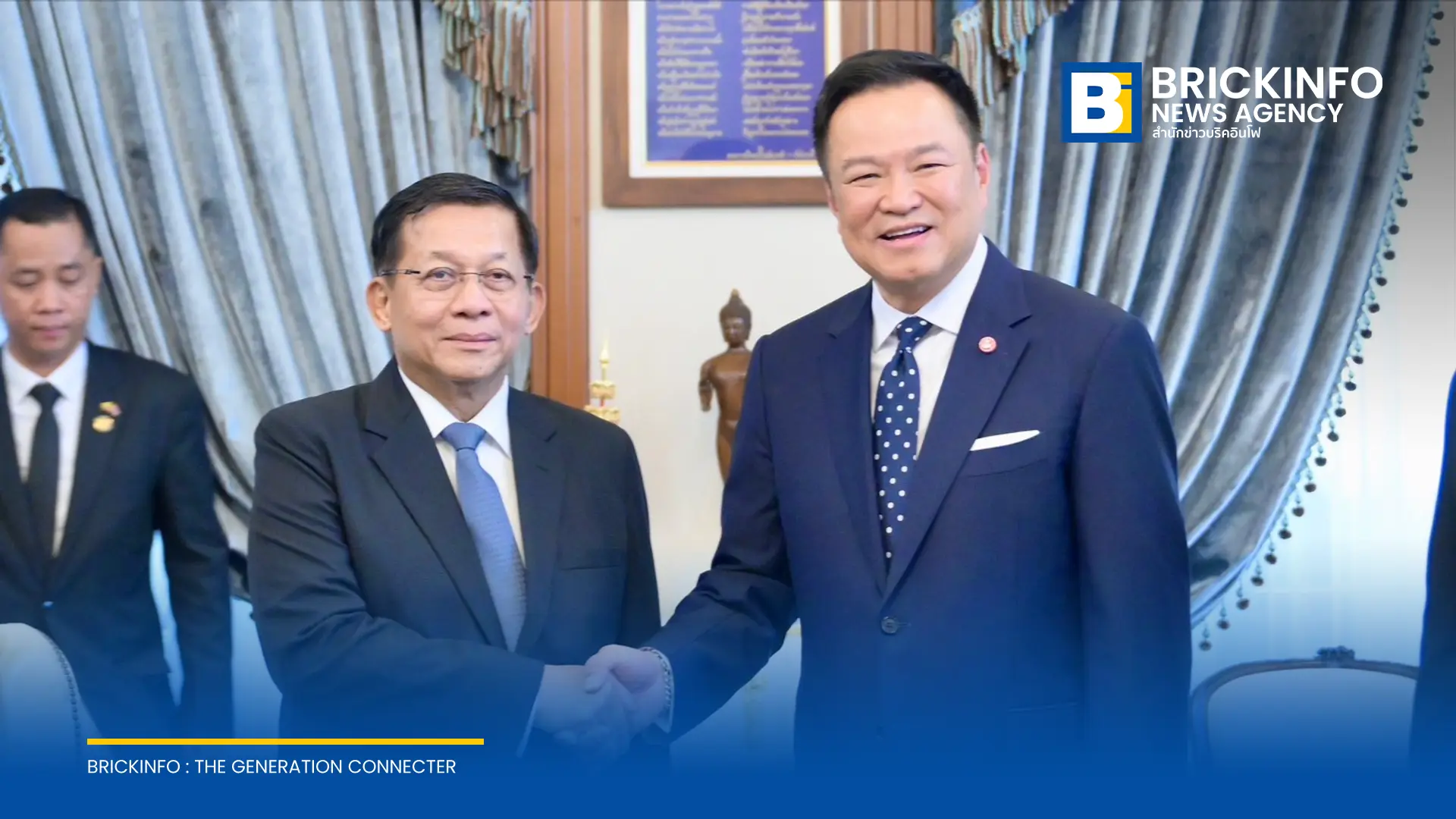 นายกรัฐมนตรีไทยต้อนรับประธานาธิบดีเมียนมา ร่วมหารือข้อราชการเต็มคณะ มุ่งแก้ปัญหาข้ามแดน พลังงาน การค้า และความมั่นคงชายแดน