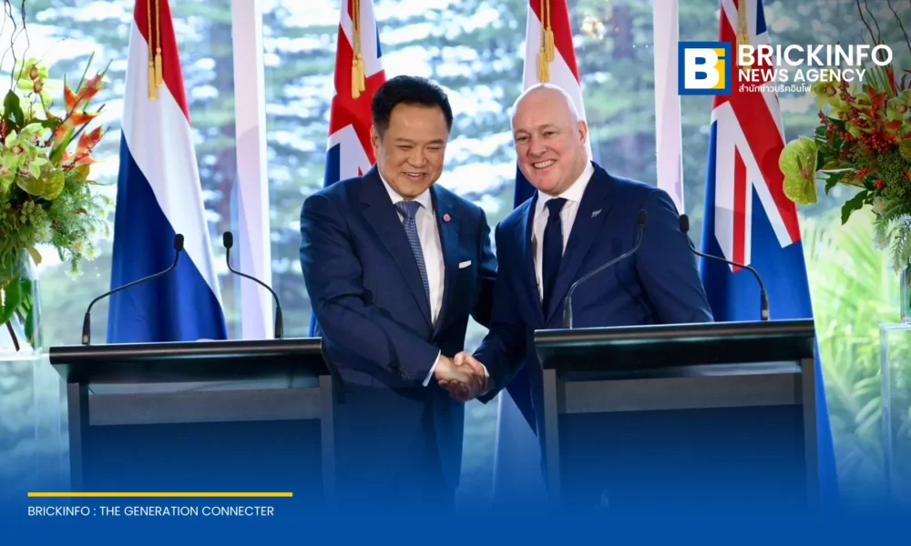 ไทยและนิวซีแลนด์ลงนามยกระดับความสัมพันธ์สู่หุ้นส่วนทางยุทธศาสตร์ ตั้งเป้าเพิ่มมูลค่าการค้า 3 เท่าสู่ 2.46 แสนล้านบาท ภายในปี 2045 พร้อมเตรียมฟื้นเที่ยวบินตรงในปี 2570