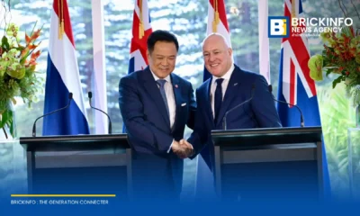 ไทยและนิวซีแลนด์ลงนามยกระดับความสัมพันธ์สู่หุ้นส่วนทางยุทธศาสตร์ ตั้งเป้าเพิ่มมูลค่าการค้า 3 เท่าสู่ 2.46 แสนล้านบาท ภายในปี 2045 พร้อมเตรียมฟื้นเที่ยวบินตรงในปี 2570