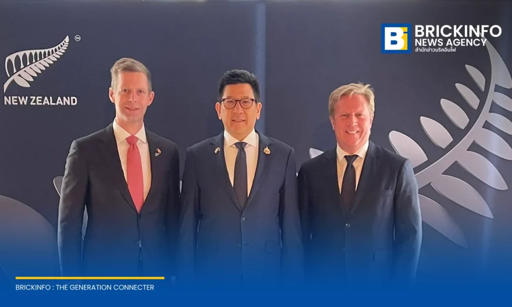 เอกนิติร่วมรัฐมนตรีการค้านิวซีแลนด์จัดประชุมธุรกิจที่โอ๊คแลนด์ หารือความร่วมมืออาหาร พลังงานสะอาด และเทคโนโลยี พร้อมเป้าหมายเพิ่มมูลค่าการค้า 3 เท่าภายในปี 2588