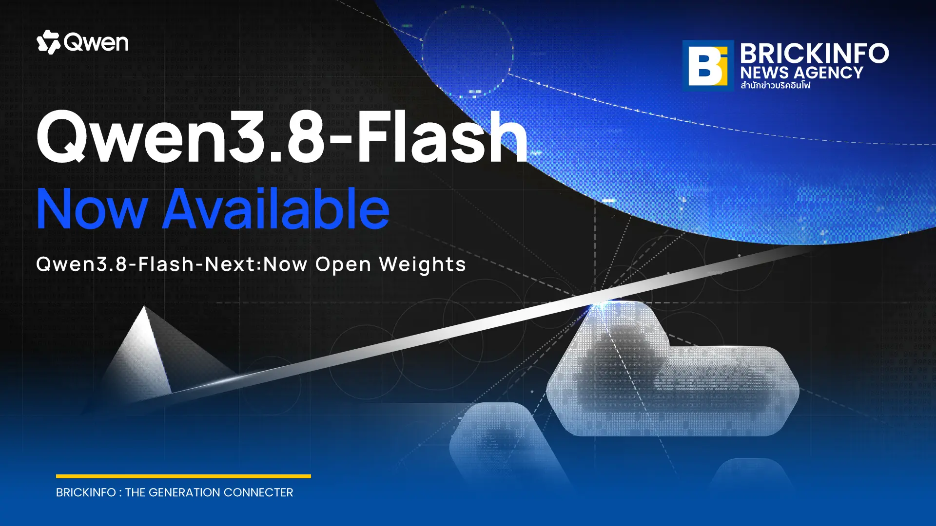 อาลีบาบาเปิดตัวโมเดล AI มัลติโมดัล Qwen3.8-Flash สถาปัตยกรรม MoE ขนาด 125B ดึงพารามิเตอร์ใช้จริง 6B โทเคน ลดต้นทุนประมวลผล รองรับบริบทสูงสุด 1 ล้านโทเคน