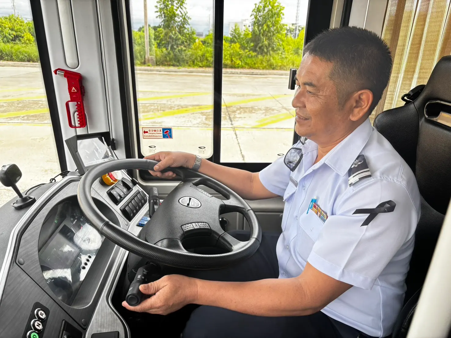 ขสมก. นำพนักงานทดสอบรถเมล์ไฟฟ้า EV ต้นแบบ เผยสายการผลิตเฟสแรกคืบหน้า คาดพร้อมส่งมอบล็อตแรก 500 คัน ภายในเดือนมีนาคม 2570 ตามแผนจัดหา 1,520 คัน