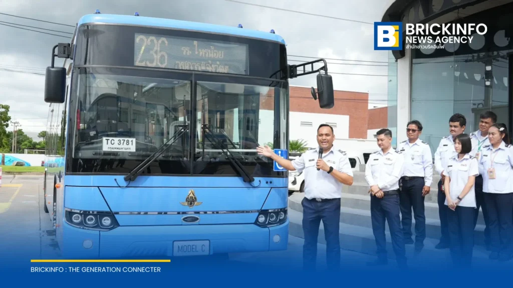 ขสมก. นำพนักงานขับรถทดสอบสมรรถนะรถเมล์ไฟฟ้าต้นแบบ คาดส่งมอบล็อตแรก 500 คัน มีนาคม 2570
