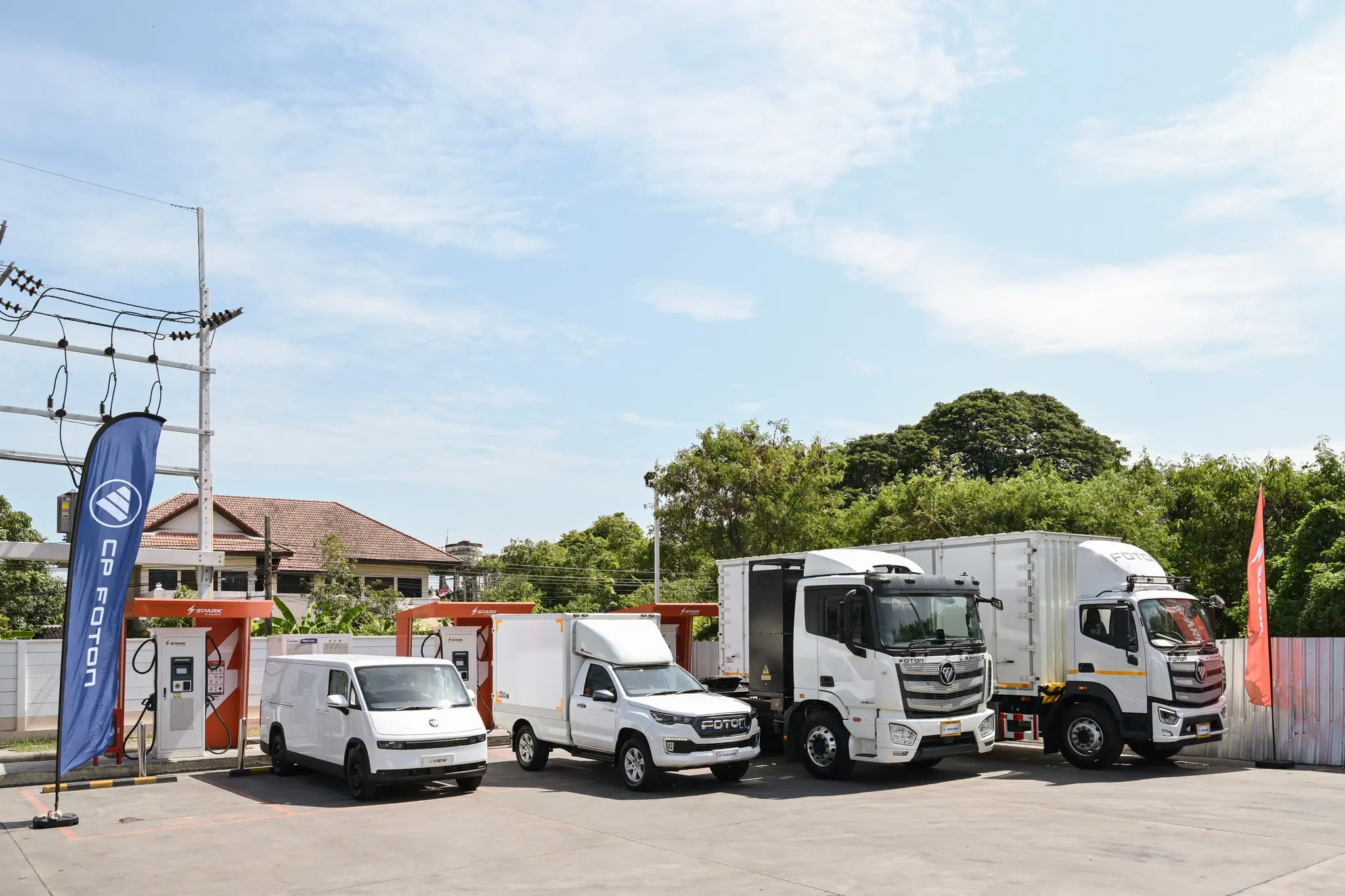CP FOTON ร่วมมือกับ SPARK EV พัฒนาสถานีชาร์จเร็ว DC Fast Charging สำหรับรถบรรทุกและรถเชิงพาณิชย์กว่า 50 แห่งบนเส้นทางขนส่งหลักทั่วประเทศ