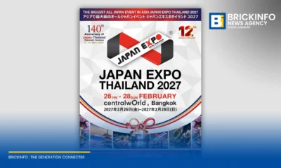 JAPAN EXPO THAILAND 2027 เตรียมจัดฉลองครบรอบ 140 ปี ความสัมพันธ์ทางการทูตไทย-ญี่ปุ่น วันที่ 26-28 กุมภาพันธ์ 2570 ณ ศูนย์การค้าเซ็นทรัลเวิลด์ รวมกิจกรรม 19 โซน
