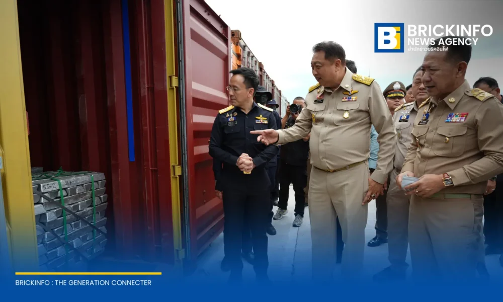 เจ้าหน้าที่สนธิกำลังตรวจค้นตู้สินค้าต้องสงสัยลักลอบนำเข้าขยะอิเล็กทรอนิกส์ ณ ท่าเรือแหลมฉบัง เผยสถิติรอบ 11 เดือน จับกุมของเสียอันตรายมูลค่ารวมกว่า 234 ล้านบาท