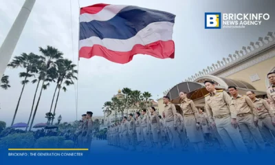 นายอนุทิน ชาญวีรกูล นำคณะรัฐมนตรีร่วมกิจกรรมเคารพธงชาติ เนื่องในวันพระราชทานธงชาติไทย ประจำปี 2569 ณ ทำเนียบรัฐบาล รำลึกการพระราชทานธงไตรรงค์