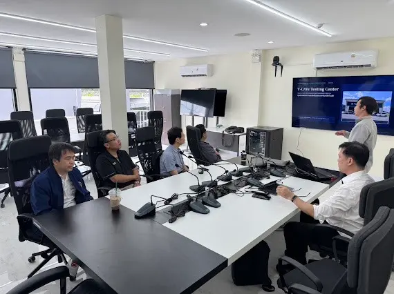 กรมวิทยาศาสตร์บริการ ร่วมกับ สอวช. ทดสอบยานยนต์ไร้คนขับระดับ 4 (CAV Level 4) ครั้งแรกของไทย ณ ศูนย์ T-CAVs ระยอง เดินหน้าเก็บข้อมูลเชิงเทคนิคหนุนมาตรฐานความปลอดภัย