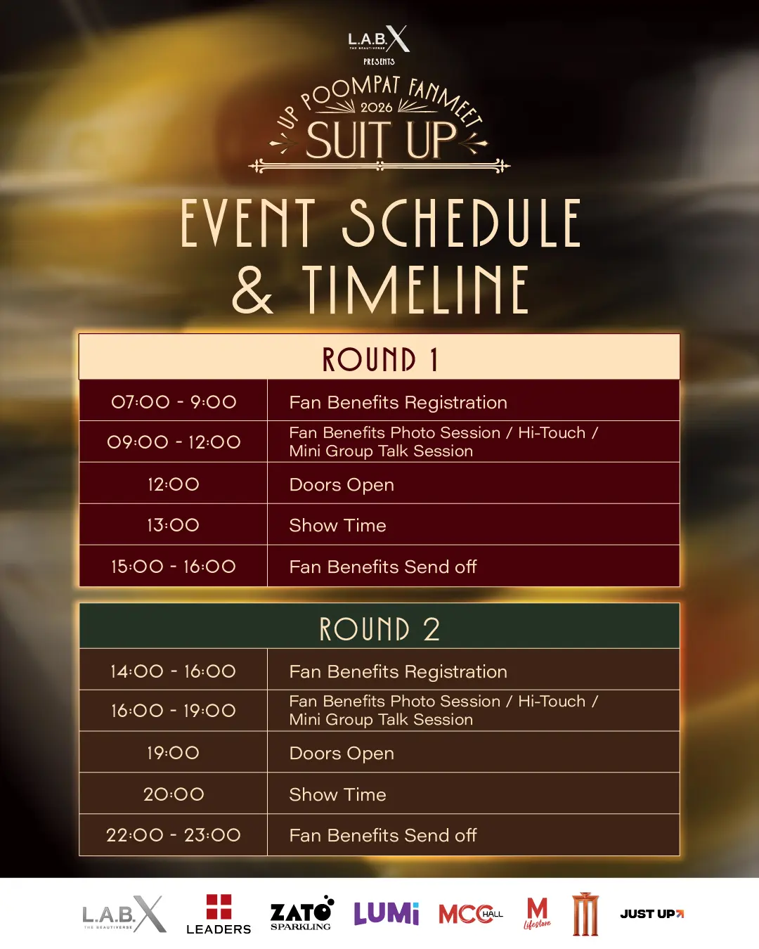 อัพ ภูมิพัฒน์ ประกาศแฟนมีตติ้งส่งท้ายปี LABX presents Uppoompat Fanmeet 2026 : Suit UP พร้อมเปิดจำหน่ายบัตร 3 ตุลาคมนี้