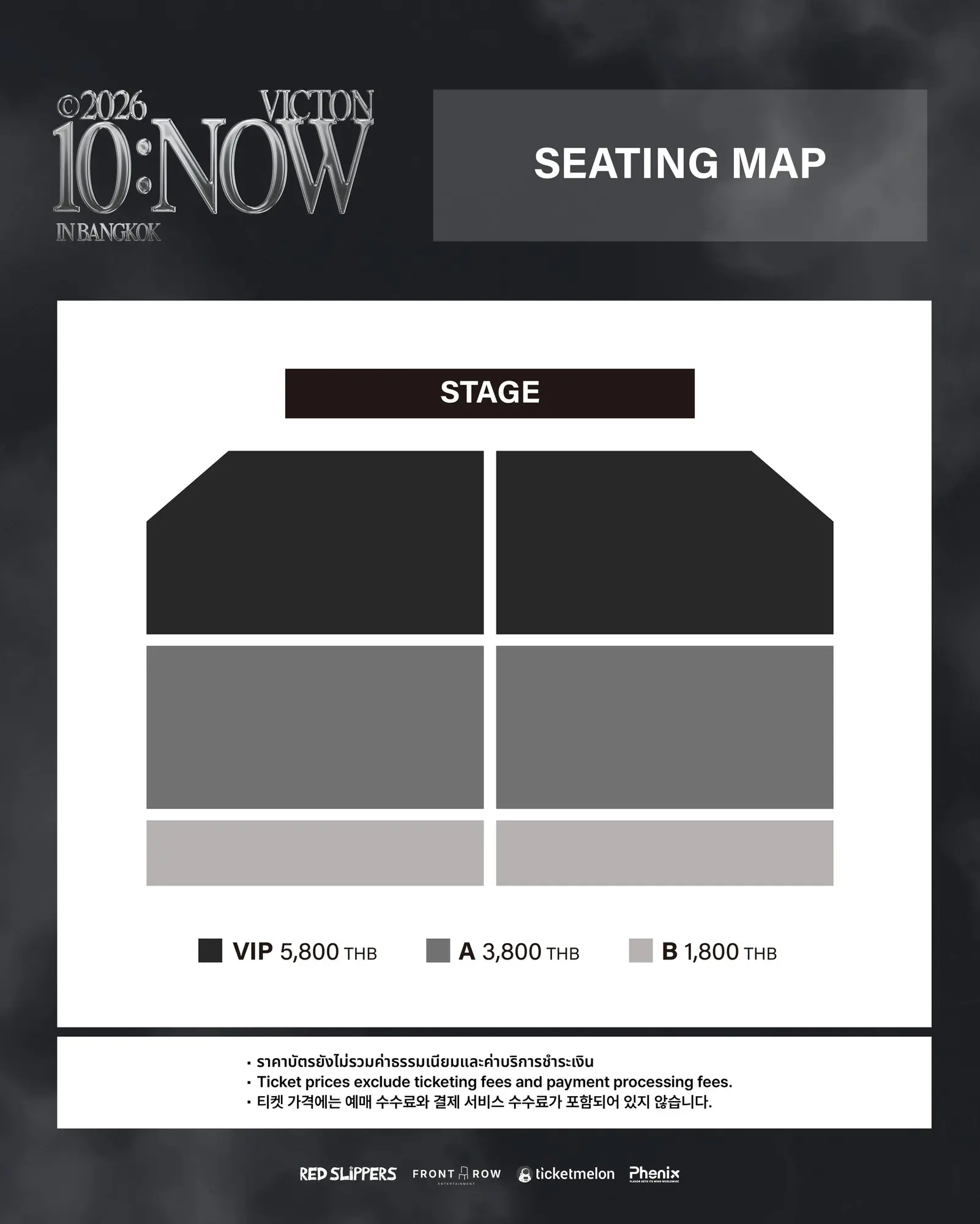 โปสเตอร์งาน 2026 VICTON CONCERT 10:NOW IN BANGKOK