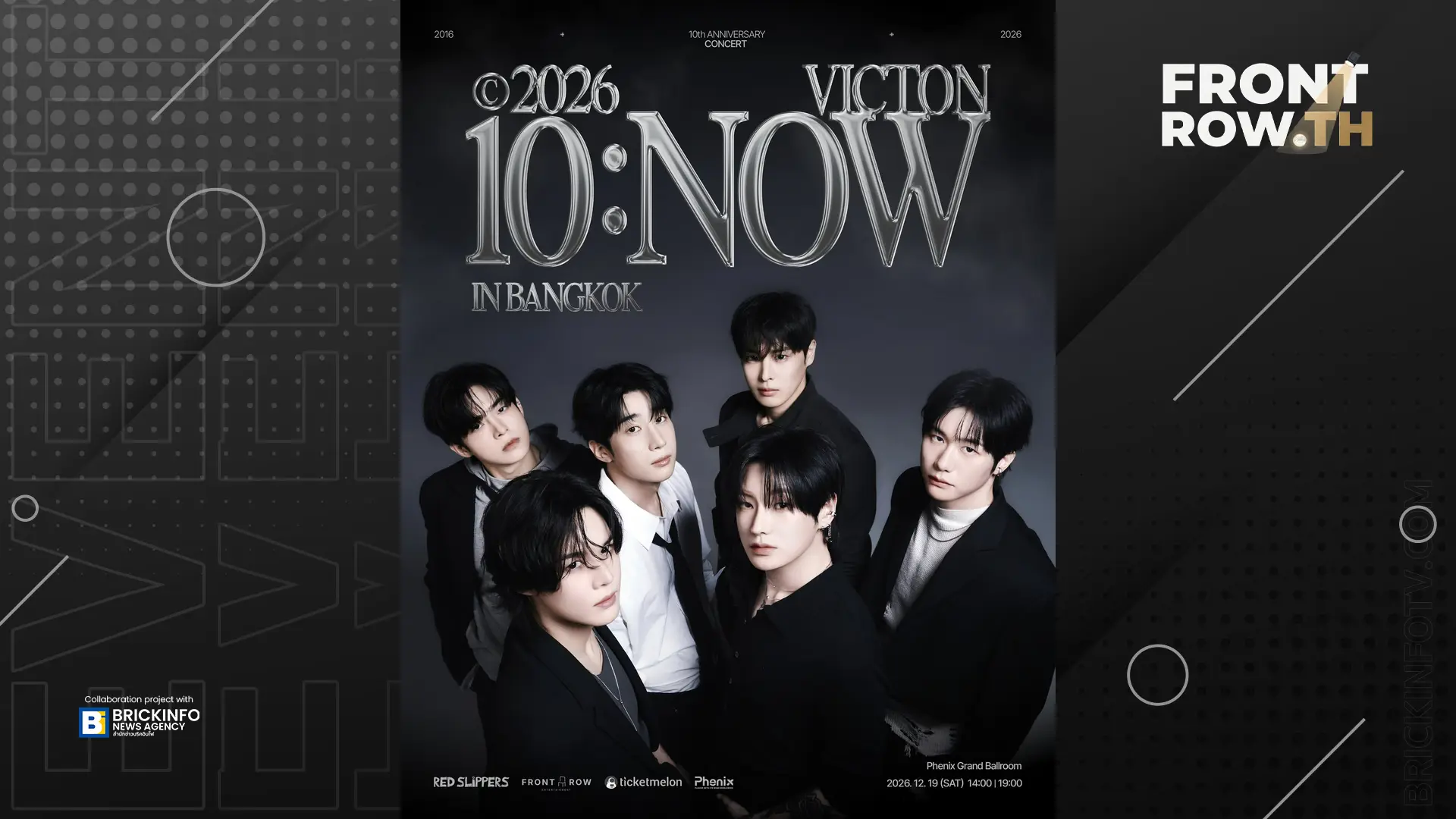 โปสเตอร์งาน 2026 VICTON CONCERT 10:NOW IN BANGKOK
