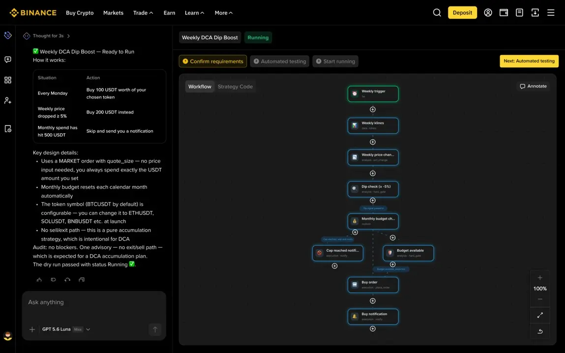 Binance เปิดตัว Binance Intelligence ชุดเครื่องมือ AI ประกอบด้วย Binance AI, Binance AI Pro และ Binance Agent OS ช่วยวิเคราะห์ข้อมูลและพัฒนากลยุทธ์การลงทุน