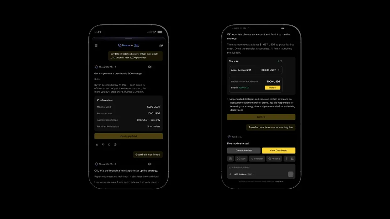 Binance เปิดตัว Binance Intelligence ชุดเครื่องมือ AI ประกอบด้วย Binance AI, Binance AI Pro และ Binance Agent OS ช่วยวิเคราะห์ข้อมูลและพัฒนากลยุทธ์การลงทุน