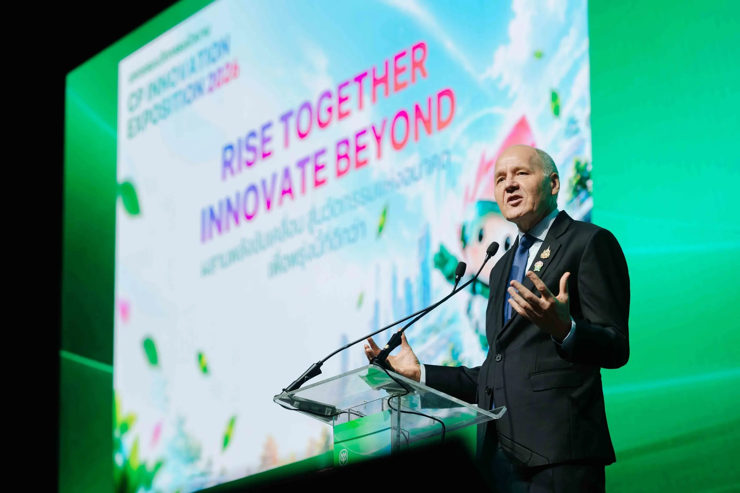 เครือเจริญโภคภัณฑ์ จัดงาน CP Innovation Exposition 2026 โชว์กว่า 90 นวัตกรรม มอบ 29 รางวัล Chairman Awards พร้อมลงนาม MOU ร่วมกระทรวง อว. ผลักดันงานวิจัยสู่อุตสาหกรรม