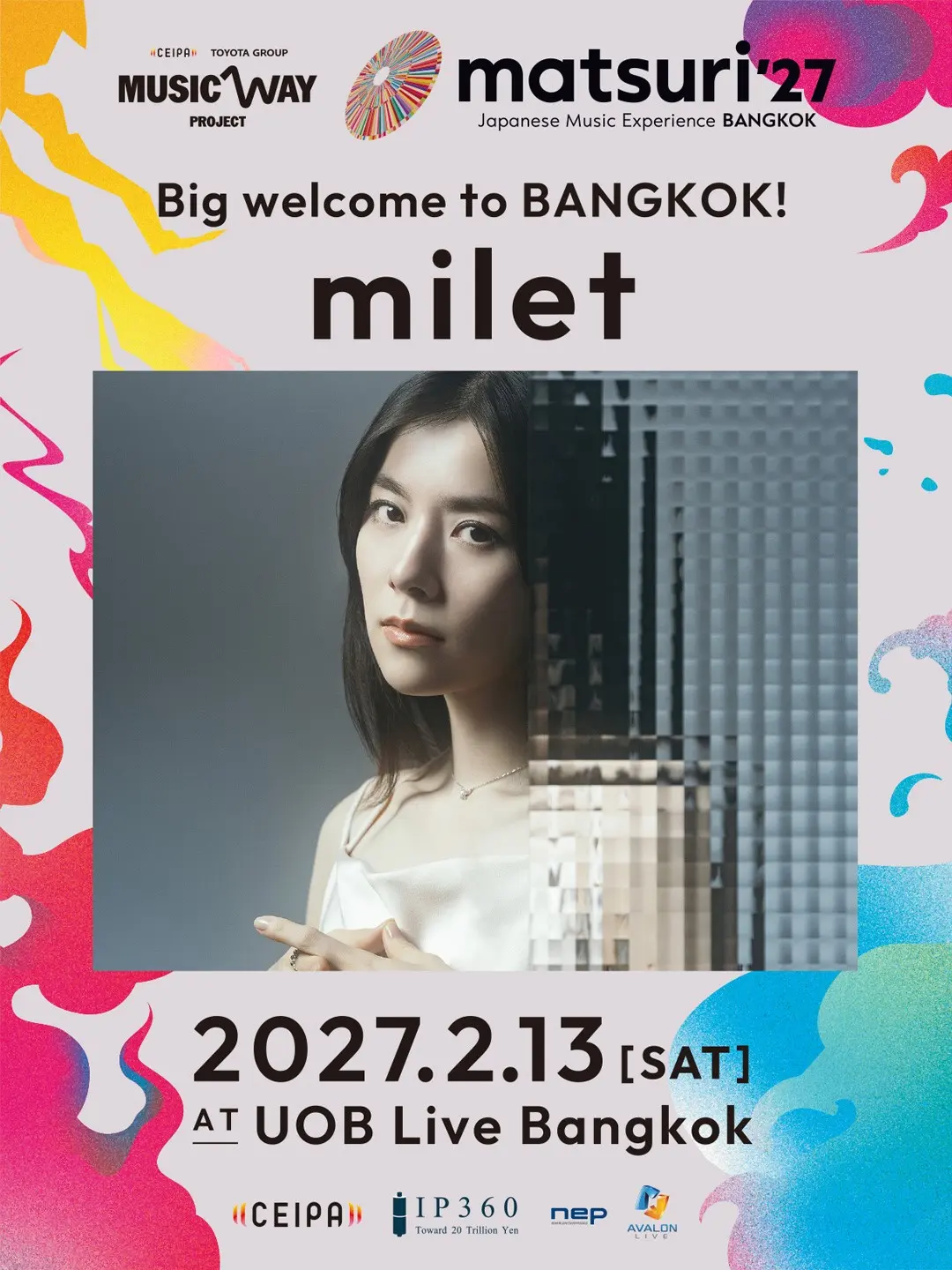 โปสเตอร์เทศกาลดนตรี matsuri 27 Japanese Music Experience BANGKOK