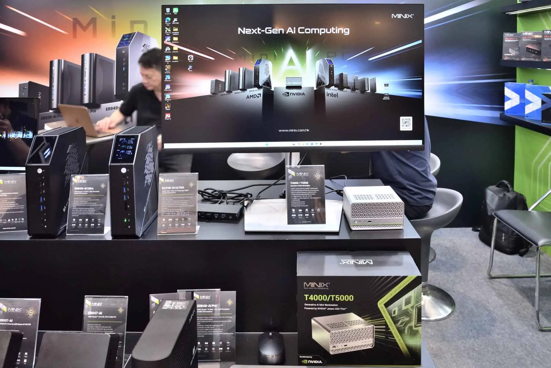 MINIX เปิดตัวผลิตภัณฑ์ Mini PC รุ่น S304-AI ดีไซน์บาง 13.5 มม. พร้อมเวิร์กสเตชัน AI ชิปเซ็ต AMD, Intel และ NVIDIA ในงาน Hong Kong Electronics Fair