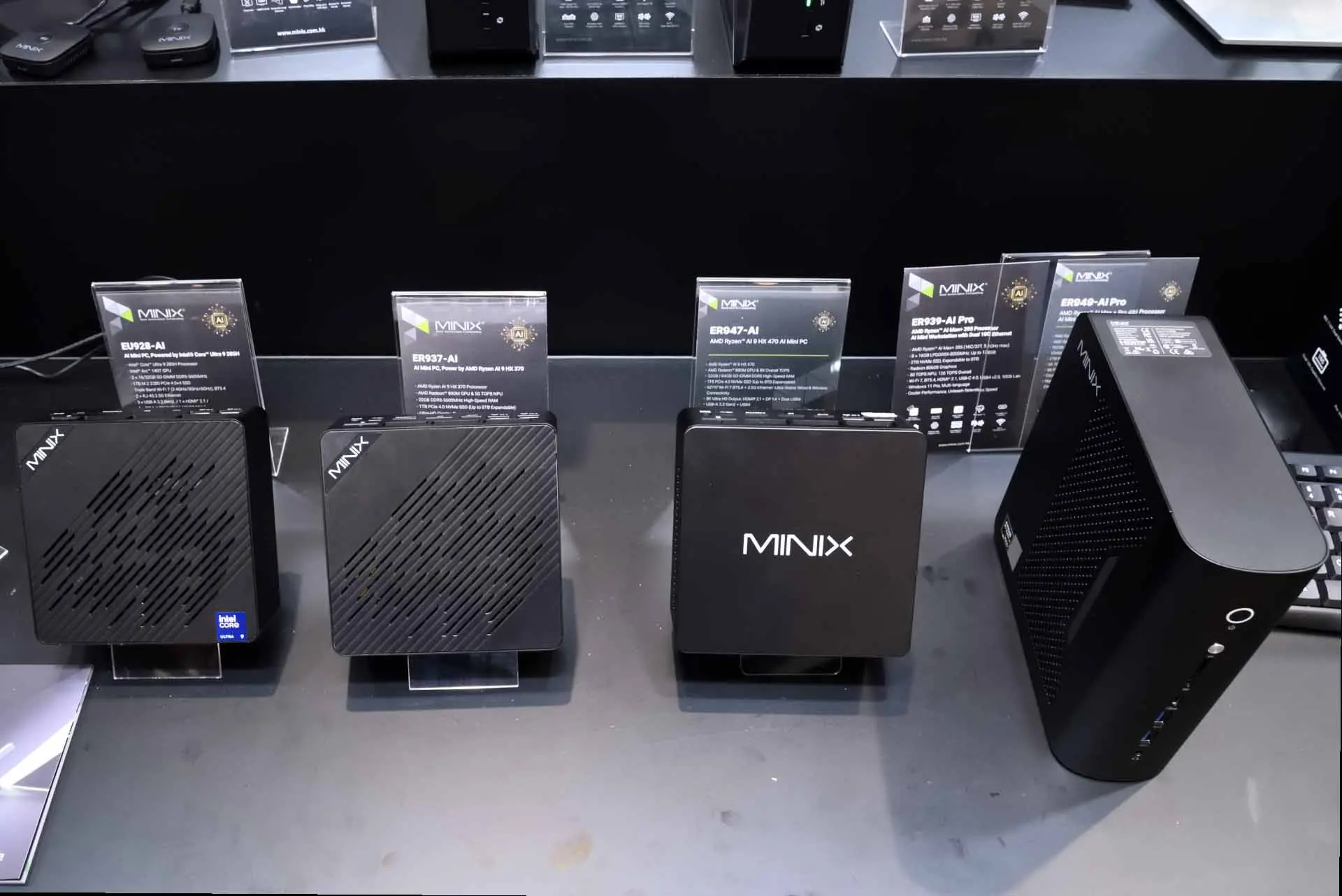 MINIX เปิดตัวผลิตภัณฑ์ Mini PC รุ่น S304-AI ดีไซน์บาง 13.5 มม. พร้อมเวิร์กสเตชัน AI ชิปเซ็ต AMD, Intel และ NVIDIA ในงาน Hong Kong Electronics Fair