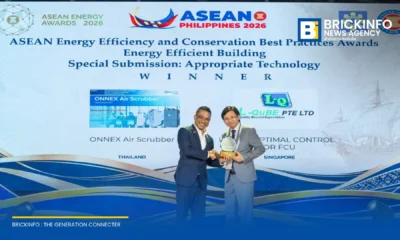 ONNEX คว้ารางวัล Winner จาก ASEAN Energy Awards 2026 ด้วยเทคโนโลยี ONNEX Air Scrubber ช่วยบำบัดอากาศภายในอาคารและลดการใช้พลังงานระบบ HVAC เตรียมขยายตลาดสู่อาเซียน