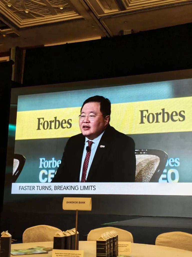 เอสซีจี ร่วมเวที Forbes Global CEO Conference 2026 ที่สิงคโปร์ ชูแนวทางการนำนวัตกรรม เทคโนโลยี และการปรับกระบวนการทำงานเพื่อเพิ่มความสามารถการแข่งขัน