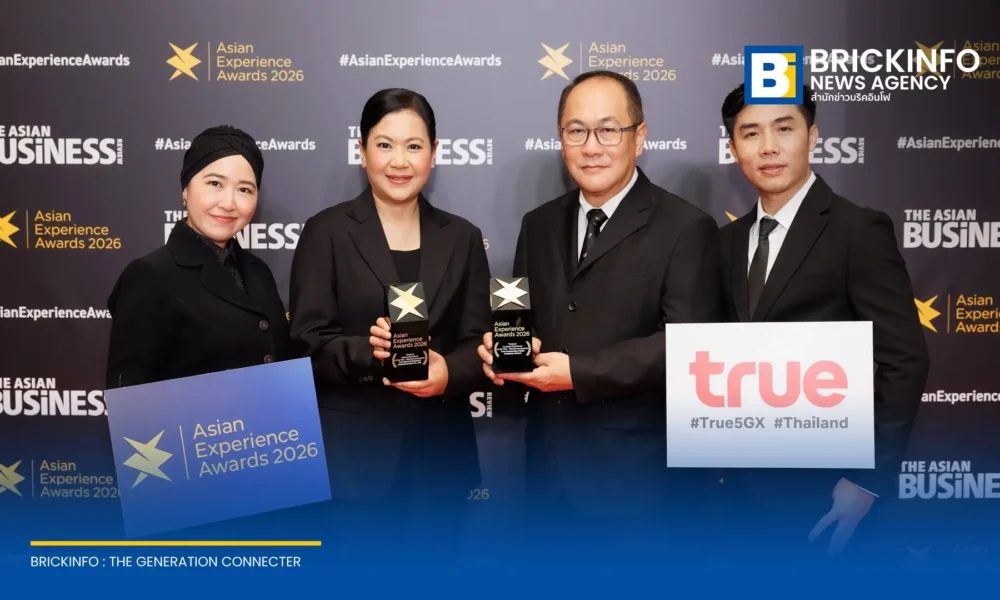 ทรู คอร์ปอเรชั่น คว้า 2 รางวัลด้านประสบการณ์ลูกค้ายอดเยี่ยมแห่งปีจาก Asian Experience Awards 2026 ที่ประเทศสิงคโปร์ ผ่านโมเดล TrueSphere และ True Branding Shop